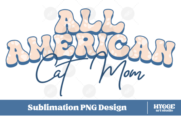 All American 4th of July Cat Mom: Graphics & Illustrations