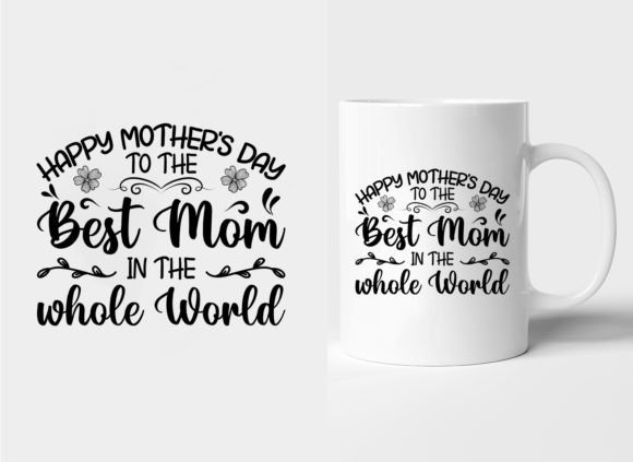 Best Mom Mug Graphics for Editorial Templates