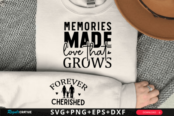 Forever Cherished Sleeve: Graphics for T-Shirt Designs
