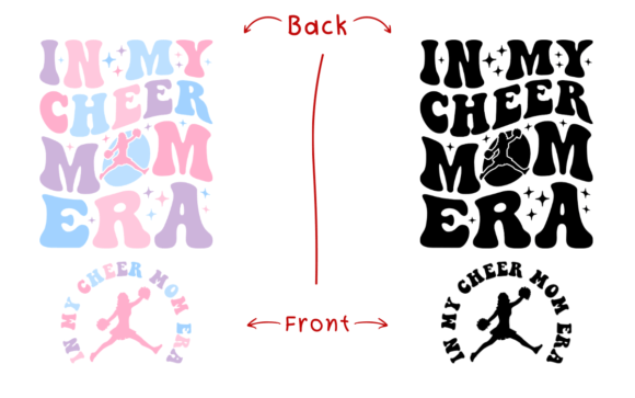 In My Cheer Mom Era SVG: Graphics for T-Shirt Designs
