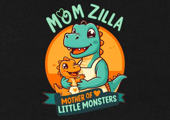 Mom Zilla Graphics: Bold T-Shirt Designs for Crafters