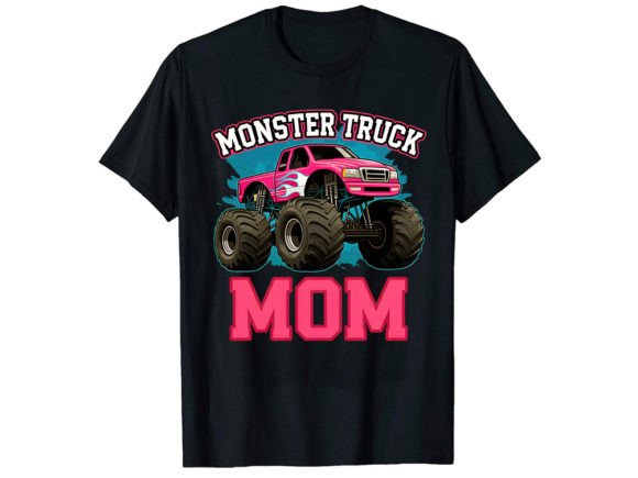 Monster Truck T-Shirt Design: Bold Graphics for Tee Designs