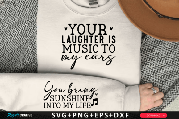 Music to My Ears SVG: Graphics for T-Shirt Designs
