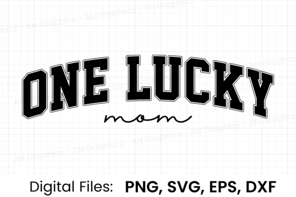 One Lucky Mom Retro Varsity SVG: A Designer's Review